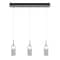 Afx Kiran 3 Light Linear Pendant, Medium Base 120V, Black KRNP04L30D1BKLNR3 - alternate 1